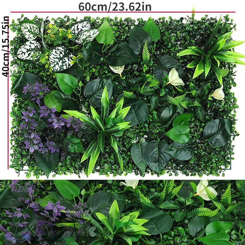 GM-02 Color Artificial Boxwood Grass Wall Panels for Indoor Outdoor