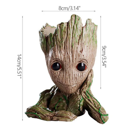 A-1 Color Groot Tree Man Planter Pot Statue For Home Decor