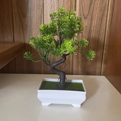 Artificial Bonsai Tree in Pot for Home Table Decor