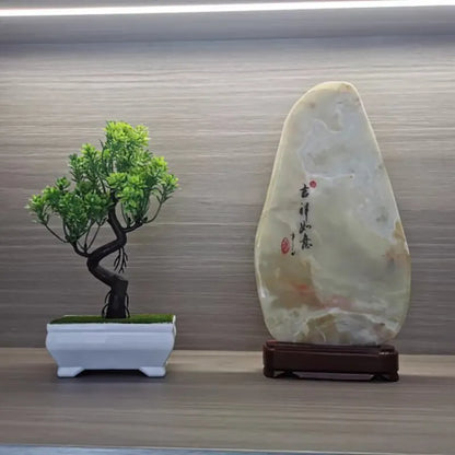Artificial Bonsai Tree in Pot for Home Table Decor