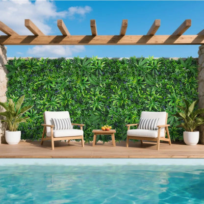 Artificial Boxwood Grass Wall Panels for Indoor Outdoor