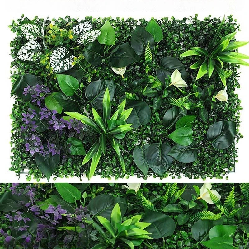 Artificial Boxwood Grass Wall Panels for Indoor Outdoor