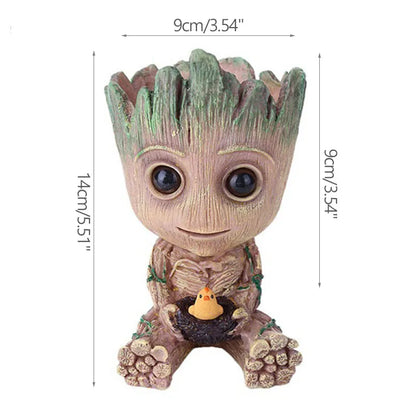 A-6-M Color Groot Tree Man Planter Pot Statue For Home Decor