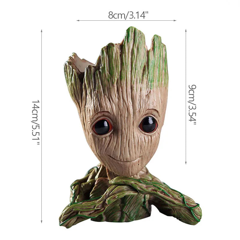 A-3 Color Groot Tree Man Planter Pot Statue For Home Decor